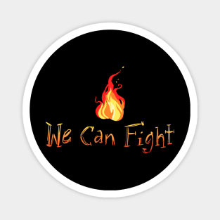 Fire Fighting Words Magnet